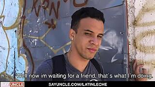 Straight Latino Paid To Ride Big Uncut Dick