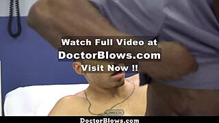 the black gay doctor orders his patient to top in hospital blowjob
