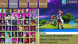 Check out this fortnite parody sex scene in the game