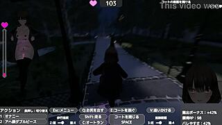 i'm celeka-san, trying not to get caught while masturbating in my naked coat outdoors.