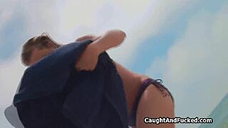 Getting SUCKED by BIG TIT MILF neighbour