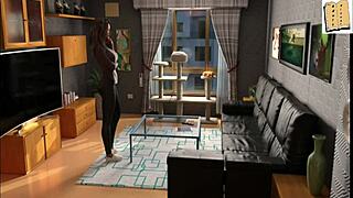 A Wife and Stepmother 89 in Cartoon Game Adventure