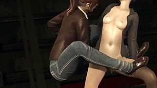 In Damelove Resident Evil hentai, monster fucks in animated cartoon