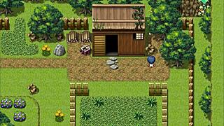 tanned girl natsuki in hentai game gets pervy massage