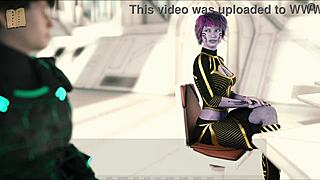 In this 3D anime tale, a curvy mature woman with big tits explores the unending void.