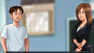 i cant believe summertime saga 182 has such wild hentai cartoon anime scenes, its so intense.