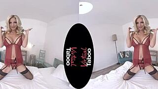 Nathaly’s big tits and ass in virtual reality POV experience