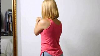 amateur teen 18+ babe sucks stepbro with fingering and handjob