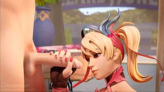 Compilation of hot Overwatch scenes with animated porn