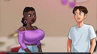 Anime and cartoon porn with interactive gameplay and visual novel elements