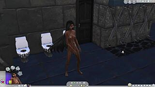 Futa and shemale fun in the Sims 4 game