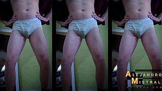 Hey, check Alejandro Mistral's hard cock in briefs