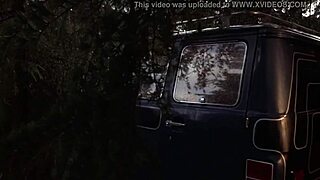 Back in the day, a sexy nude blonde caught everyone's eye near the car at 10 to midnight