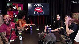 pedro chats about playboy and santa while the hot black babe freaks out over the top guy's dick - dieny gaucha and pedro albuquerque