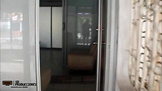 My step-sister, the slut, is back home again