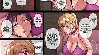 Meeting My Friend's Gyaru Mom In Soapland