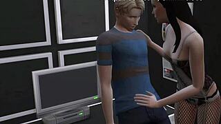 Anal sex with my girlfriend and her hot stepmother in a threesome