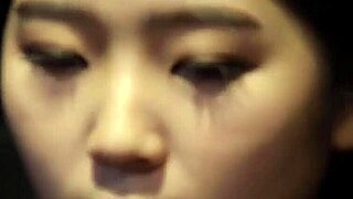 Asian couple caught masturbating and fucks together