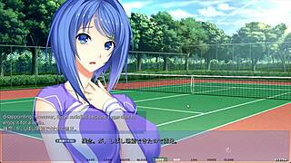 In the dress shop, Mahiru gets a massage and masturbates with big tits and ass