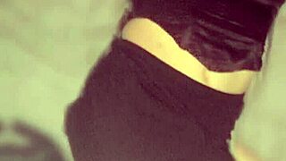 Jolene makes comeback with tattooed striptease, teasing tits and thong.