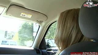 Skinny Blonde Slut With Small 18+ Tits Gets A Huge Cumshot On Her Boobs And Her Face