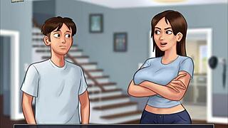 A walkthrough of the erotic visual novel Summertime Saga 50