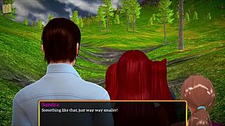 Redhead in My New Family Shows Big Tits and Ass