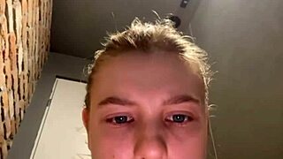 Young 18-19 yo BBW masturbates in public, riding dildo to fuck hairless anal!