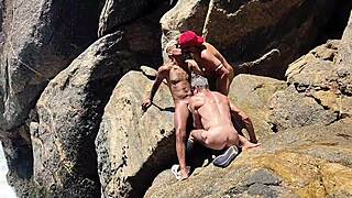 amateur gay first time assfucking behind rocks