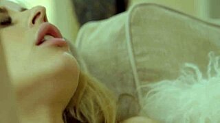 sensual horny blonde lesbian teens kissing and eating pussies