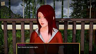 Redhead in My New Family Shows Big Tits and Ass