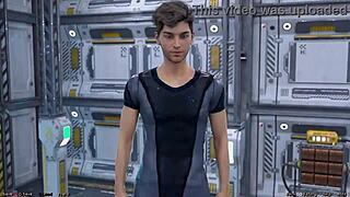 stranded in space first kiss with haylee