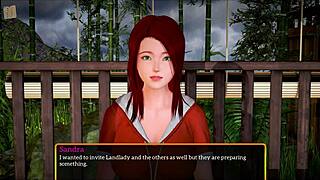 Redhead in My New Family Shows Big Tits and Ass