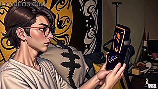 Pretty nerdy girl gets possessed by a demon and dominates other girls