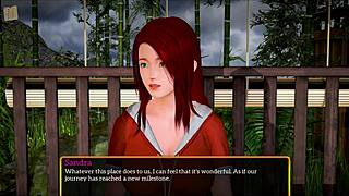 Redhead in My New Family Shows Big Tits and Ass