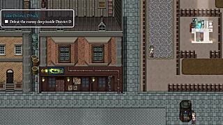 What strange thing did the cute girl grab from the man's box in the detective story?