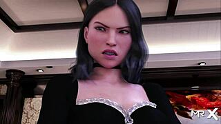 Creampie in the Kitchen During Fashion Business Game