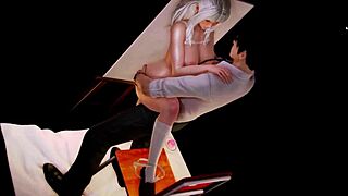 Steamy 3D game with curvy teens and big tits