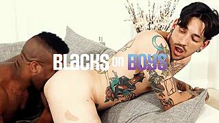 Does hunk cheat on bf with coworker for monster cock bareback?