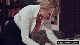 kelly madison, are those huge boobs real in the office?