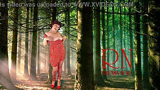 Naked brunette milf secretary surprises manager with her height in the office.