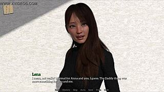 Exploring new memories with a brunette milf in an exciting game scenario