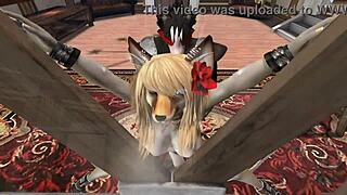 Unusual Order Furry Yiff with Big Tits and Monster Cock in 3D Cartoon