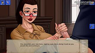 Hot milf stepmom relaxes stepson with a wet handjob