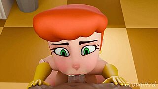 Dexter’s mom sucks and strokes the cock of Crowb4rd