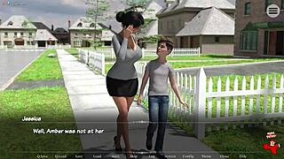 Stepmom's Hard Nipples Stand Out in Perfect Bond 4