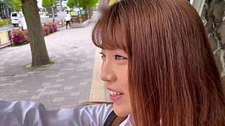 Https Bit Ly 3cbmeiu　ハメ撮り　現役女子高生との原宿デートからのラブホsex。性格も顔も締まりもいい現役jk。イマドキjkのご奉仕フェラチオと膣内射精セックス。後背位で絶頂。