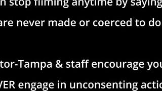 Hey, become Doctor Tampa and examine Nicole Luva's first gyno with Nurse Aria