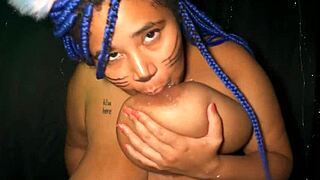 Taking Milk And Playing With Little Ass!