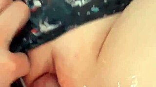 I’ve just cum, I am dripping with cum in this amateur video